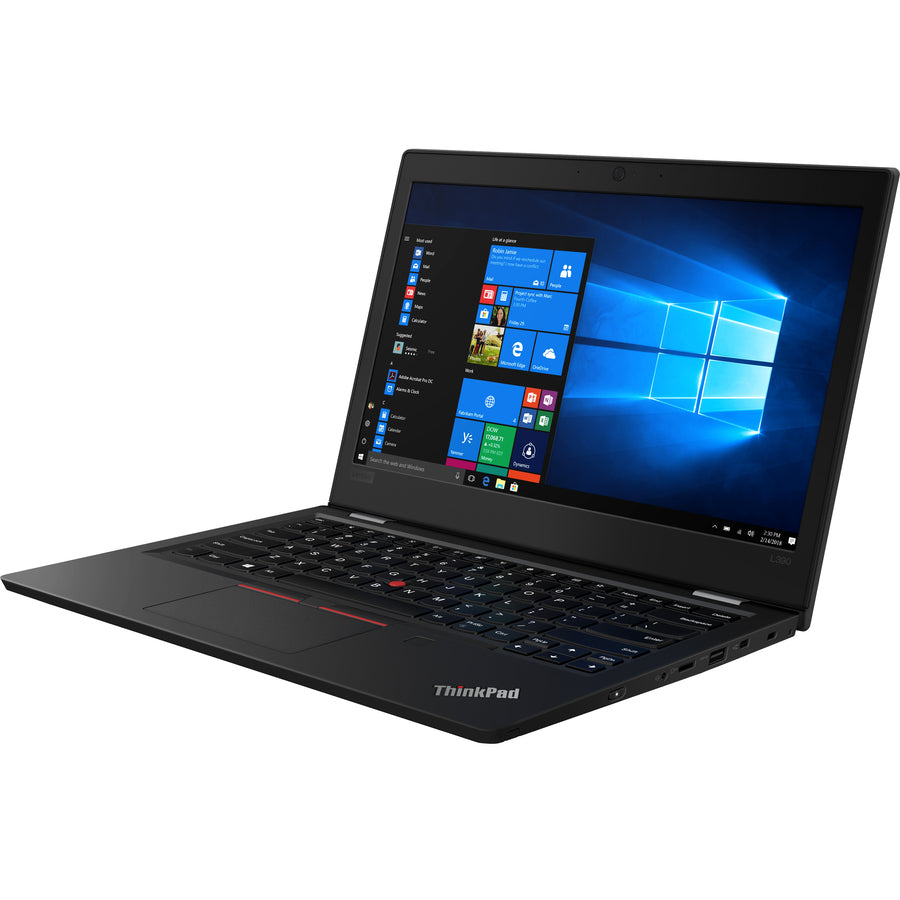 Ordinateur portable Lenovo ThinkPad L390 20NR000FUS avec écran tactile de 13,3 pouces - Intel Core i5 8e génération i5-8265U - 8 Go - SSD de 256 Go - Clavier anglais (États-Unis) - Noir 20NR000FUS
