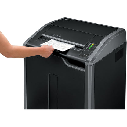 Destructeur de documents à coupe croisée Fellowes Powershred® 485Ci 100 % antibourrage conforme à la norme BAA 38485