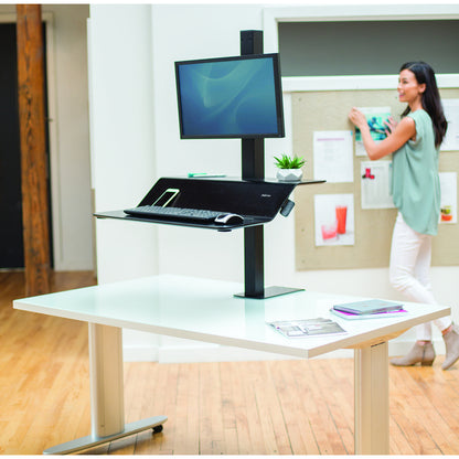 Poste de travail assis-debout Fellowes Lotus™ VE - Simple 8080101
