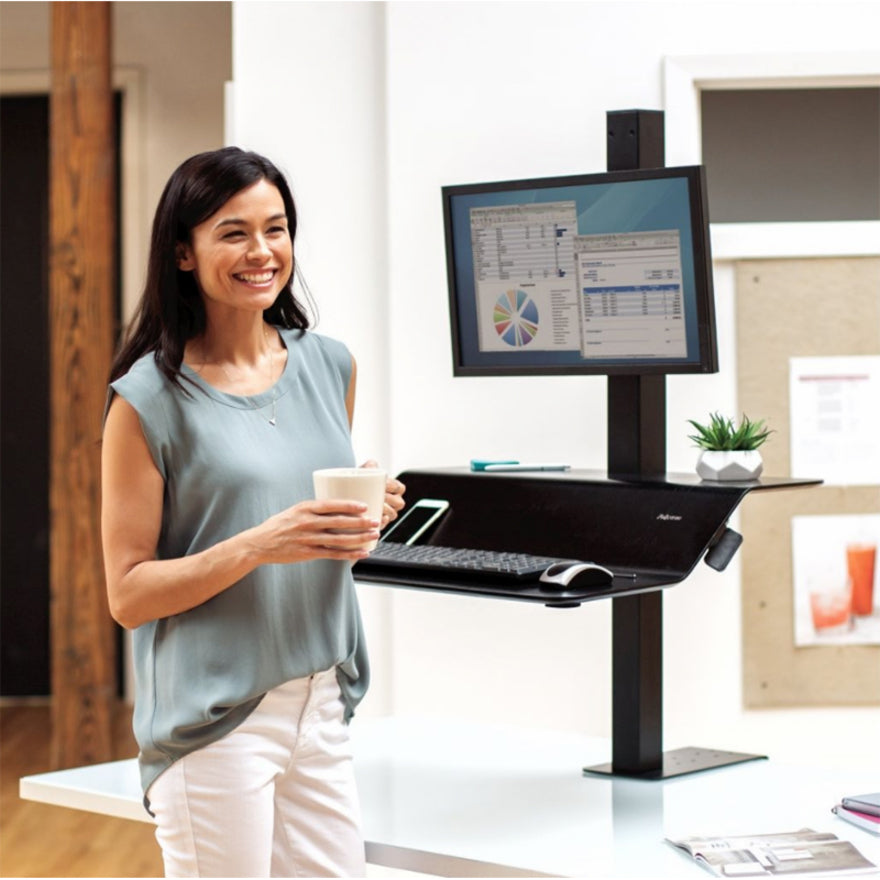 Poste de travail assis-debout Fellowes Lotus™ VE - Simple 8080101