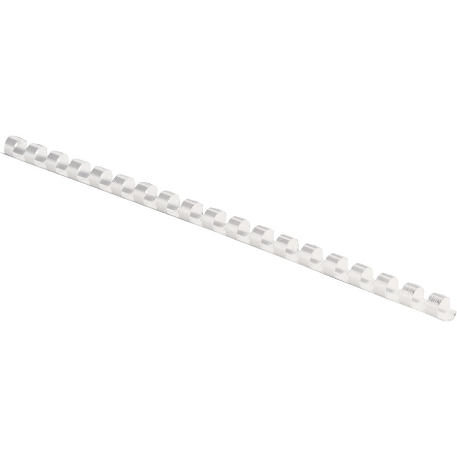 Peignes en plastique Fellowes - Dos rond 5/16" 40 feuilles Blanc, 100 pk 52508