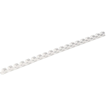 Peignes en plastique Fellowes - Dos rond 5/16" 40 feuilles Blanc, 100 pk 52508
