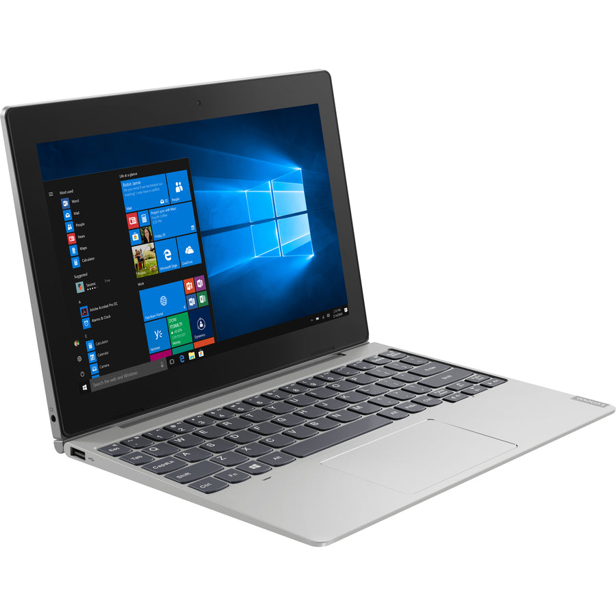 Ordinateur portable 2 en 1 à écran tactile Lenovo IdeaPad D330-10IGM 81MD001SUS 10,1" - Intel Celeron N4000 - 4 Go - 128 Go de mémoire flash - Clavier anglais (États-Unis) 81MD001SUS