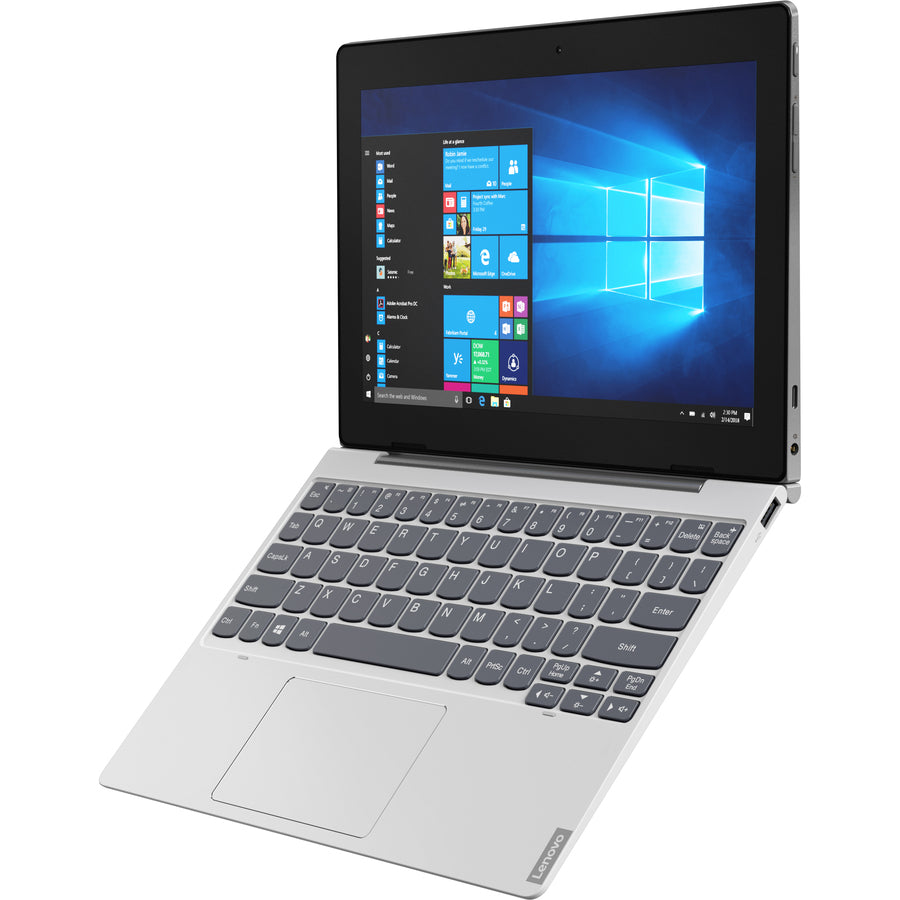 Ordinateur portable 2 en 1 à écran tactile Lenovo IdeaPad D330-10IGM 81MD001SUS 10,1" - Intel Celeron N4000 - 4 Go - 128 Go de mémoire flash - Clavier anglais (États-Unis) 81MD001SUS
