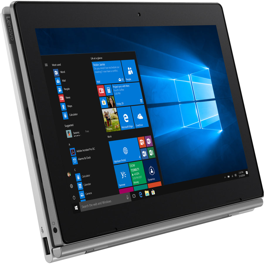 Ordinateur portable 2 en 1 à écran tactile Lenovo IdeaPad D330-10IGM 81MD001SUS 10,1" - Intel Celeron N4000 - 4 Go - 128 Go de mémoire flash - Clavier anglais (États-Unis) 81MD001SUS