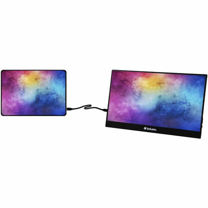 Moniteur LCD Full HD 14" Verbatim PM-14 - 16:9 - Noir 49590