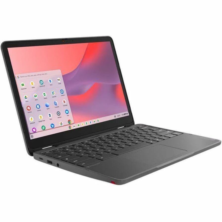 Lenovo 500e Yoga Chromebook Gen 4 82W4001SCF Chromebook convertible 2 en 1 à écran tactile 12,2" - WUXGA - Intel N-Series N100 - 8 Go - Mémoire flash 64 Go - Clavier anglais, français - Gris graphite 82W4001SCF