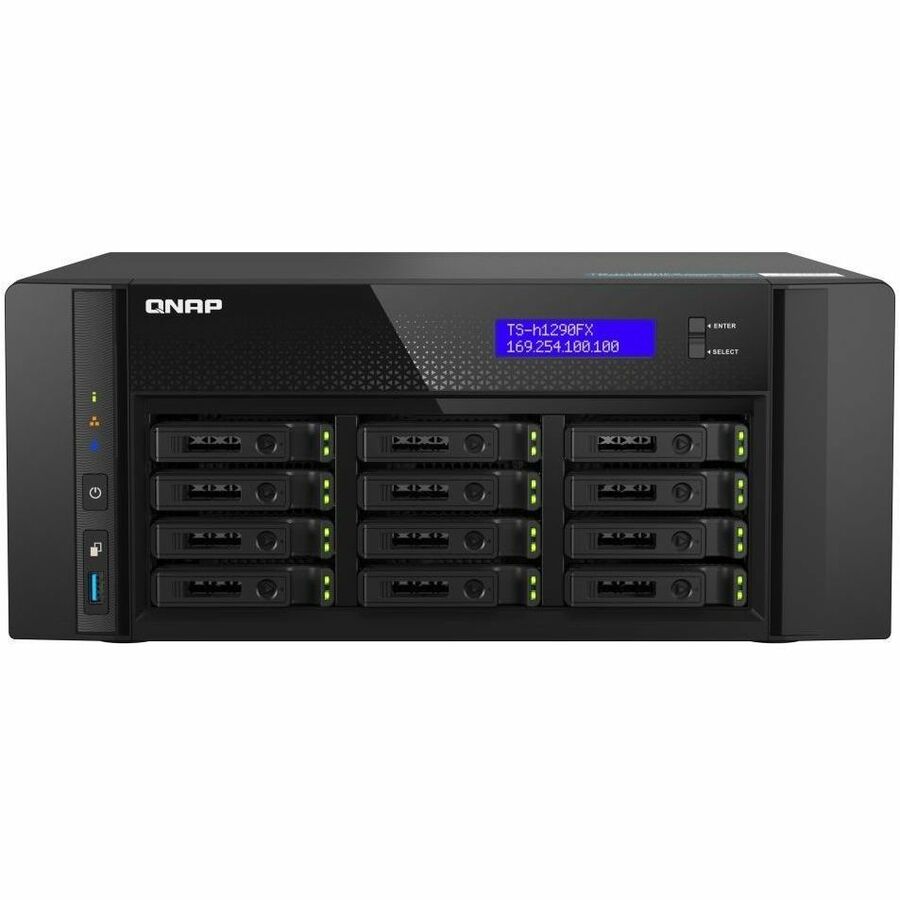 Système de stockage SAN/NAS QNAP TS-h1290FX-7302P-256G TS-H1290FX-7302P-256G-US