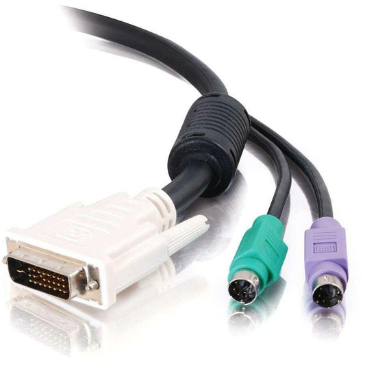 Câble KVM double liaison DVI C2G 27953
