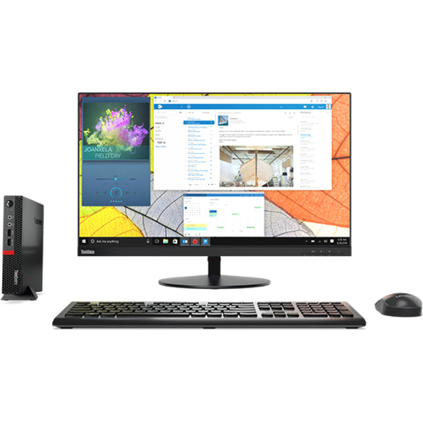Ordinateur de bureau Lenovo ThinkCentre M920x 10S10003US - Intel Core i5 8e génération i5-8500 - 8 Go - SSD 256 Go - Minuscule - Noir 10S10003US