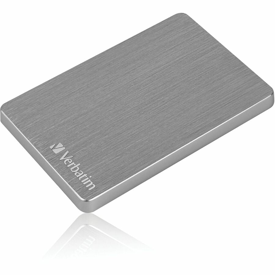 Disque dur externe portable Verbatim Store 'n' Go ALU Slim 1 To - 2,5" - Argent 53663