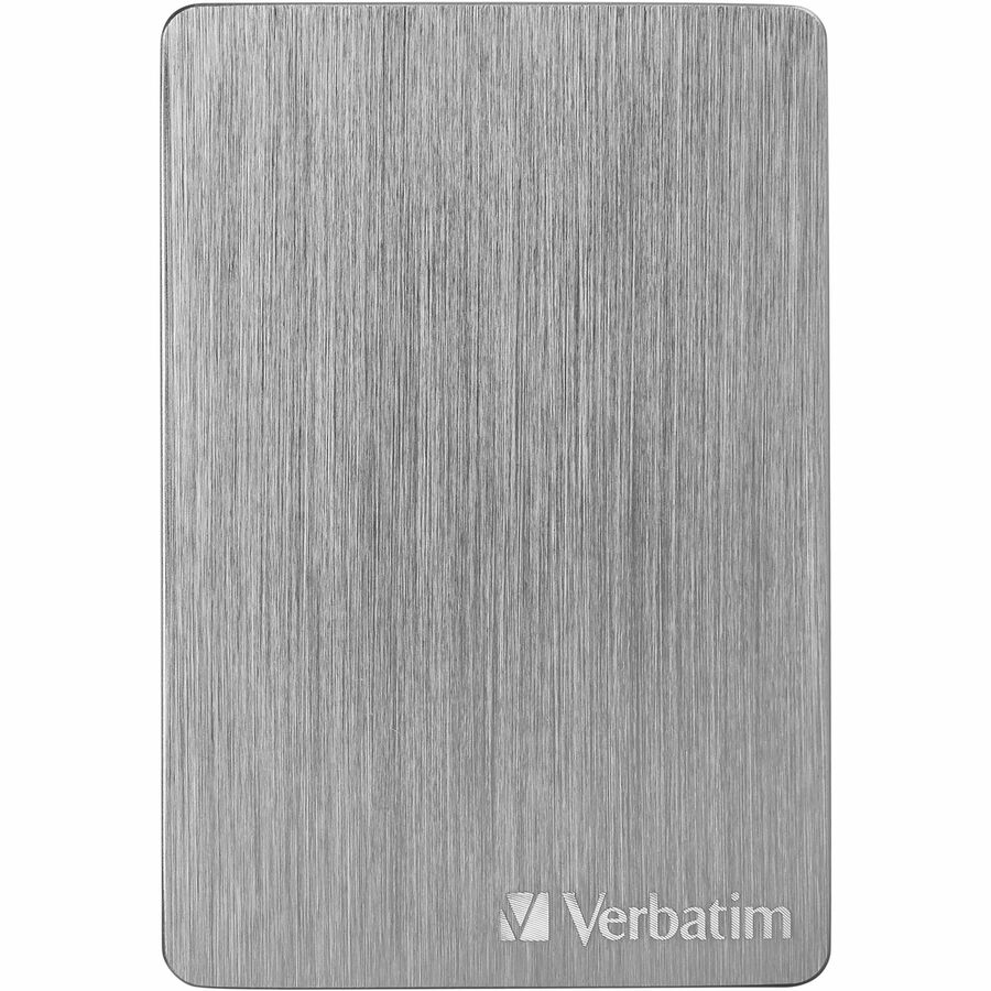 Disque dur externe portable Verbatim Store 'n' Go ALU Slim 1 To - 2,5" - Argent 53663