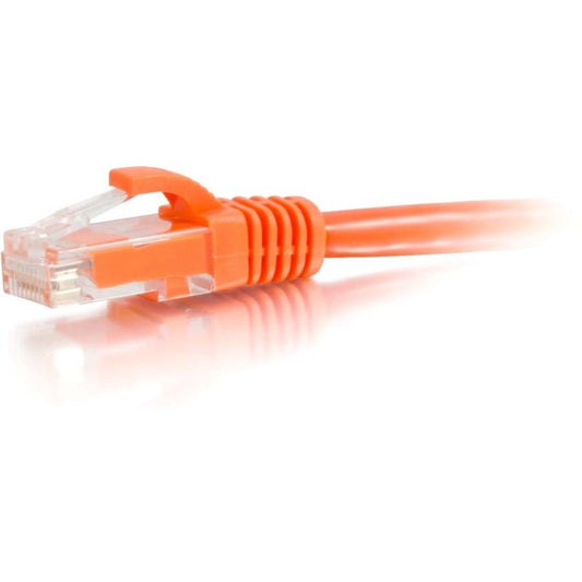 Câble de raccordement réseau C2G Cat5e 6 pouces sans accroc non blindé (UTP) - Orange 00937