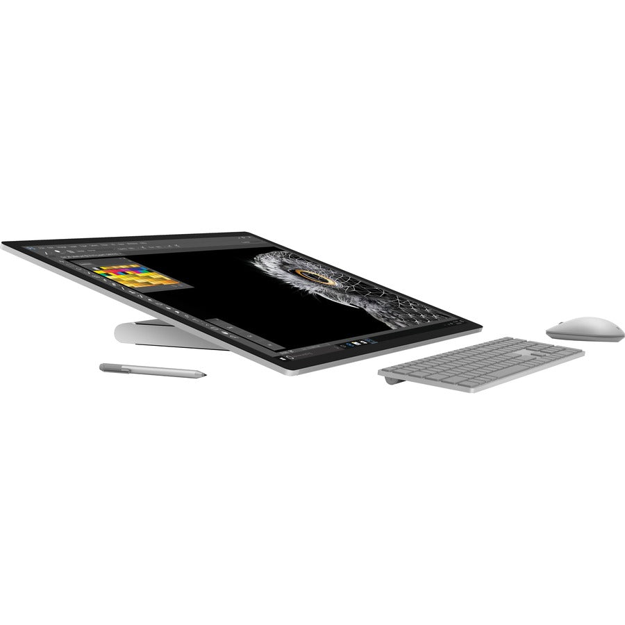 Ordinateur tout-en-un Microsoft Surface Studio - Intel Core i7 6e génération i7-6820HQ - 32 Go - Disque dur 2 To - SSD 128 Go - Écran tactile 28" - Ordinateur de bureau - Argent 43Q-00001