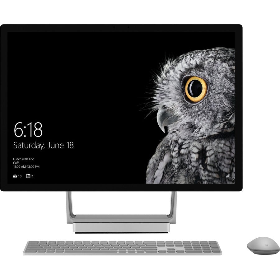 Ordinateur tout-en-un Microsoft Surface Studio - Intel Core i7 6e génération i7-6820HQ - 32 Go - Disque dur 2 To - SSD 128 Go - Écran tactile 28" - Ordinateur de bureau - Argent 43Q-00001
