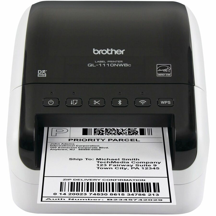 Brother QL-1110NWBC Wide Format, Professional Label Printer with Multiple Connectivity options QL-1110NWBC