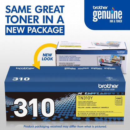 Cartouche de toner d'origine Brother TN310Y TN310Y
