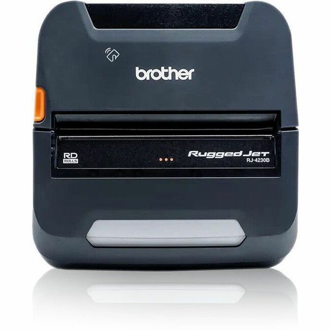 Brother RuggedJet RJ4230BL Mobile Direct Thermal Printer - Monochrome - Portable - Label/Receipt Print - USB - Serial - Bluetooth - Wireless LAN - Near Field Communication (NFC) RJ4230BL-CP
