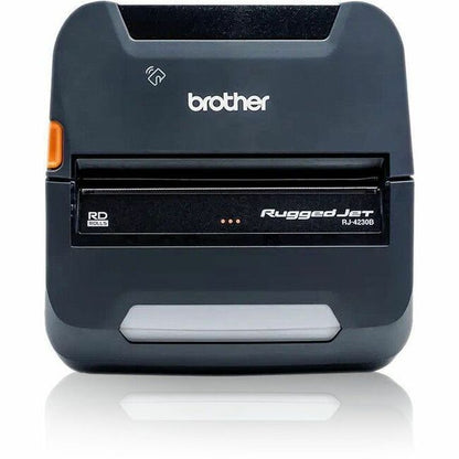 Brother RuggedJet RJ4230BL Mobile Direct Thermal Printer - Monochrome - Portable - Label/Receipt Print - USB - Serial - Bluetooth - Wireless LAN - Near Field Communication (NFC) RJ4230BL-CP