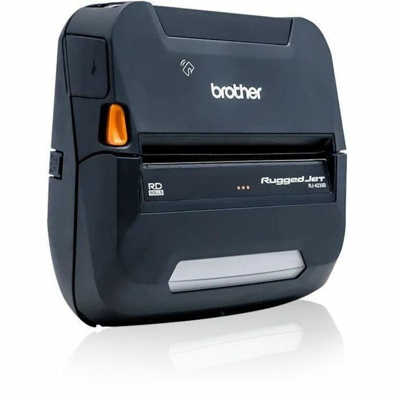 Brother RuggedJet RJ4230BL Mobile Direct Thermal Printer - Monochrome - Portable - Label/Receipt Print - USB - Serial - Bluetooth - Wireless LAN - Near Field Communication (NFC) RJ4230BL-CP