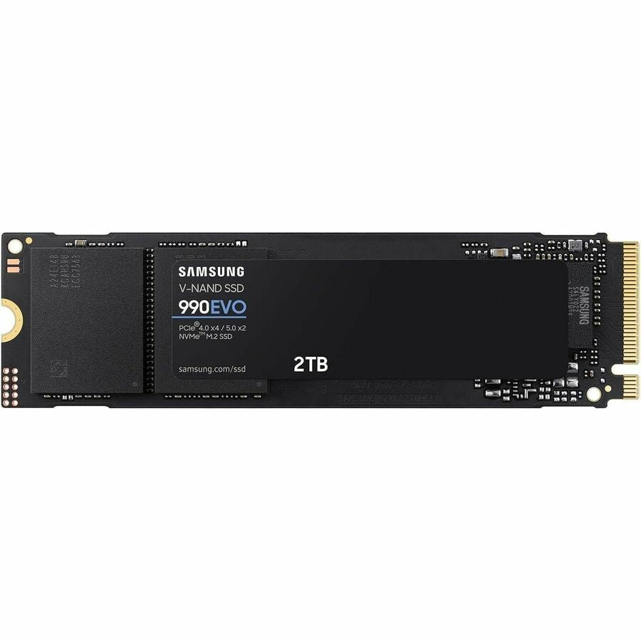 Disque SSD Samsung 990 EVO 2 To - M.2 2280 interne - PCI Express NVMe (PCI Express NVMe 4.0 x4) - Noir MZ-V9E2T0B/AM