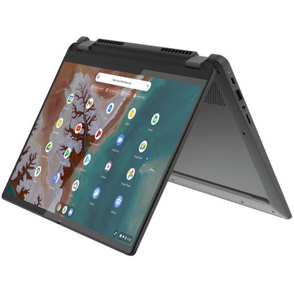 Lenovo Flex5 Chrome 14IAU 83AJ0001UX Chromebook convertible 2 en 1 à écran tactile 14" - WUXGA - Intel Core i5 12e génération i5-1245U - 16 Go - SSD 256 Go - Clavier anglais (États-Unis) - Gris orage 83AJ0001UX