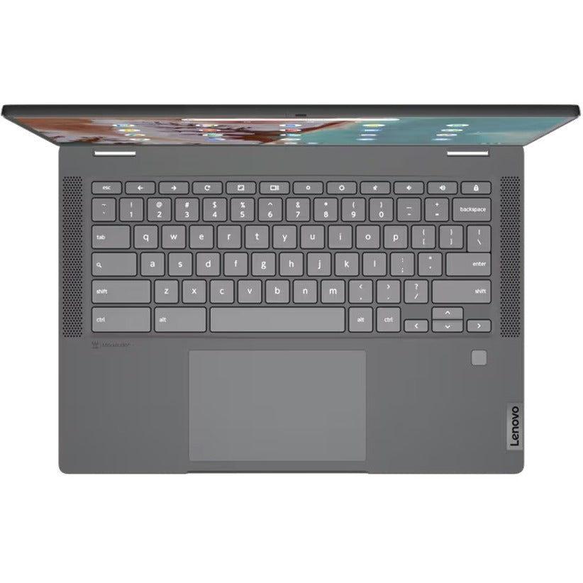 Lenovo Flex5 Chrome 14IAU 83AJ0001UX Chromebook convertible 2 en 1 à écran tactile 14" - WUXGA - Intel Core i5 12e génération i5-1245U - 16 Go - SSD 256 Go - Clavier anglais (États-Unis) - Gris orage 83AJ0001UX