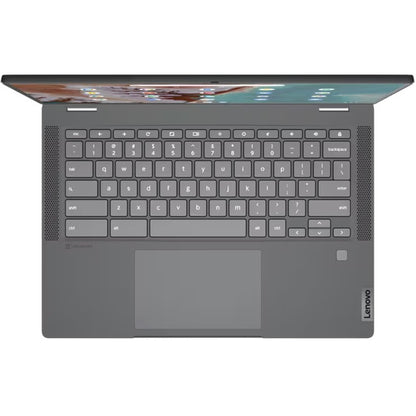 Lenovo Flex5 Chrome 14IAU 83AJ0001UX Chromebook convertible 2 en 1 à écran tactile 14" - WUXGA - Intel Core i5 12e génération i5-1245U - 16 Go - SSD 256 Go - Clavier anglais (États-Unis) - Gris orage 83AJ0001UX