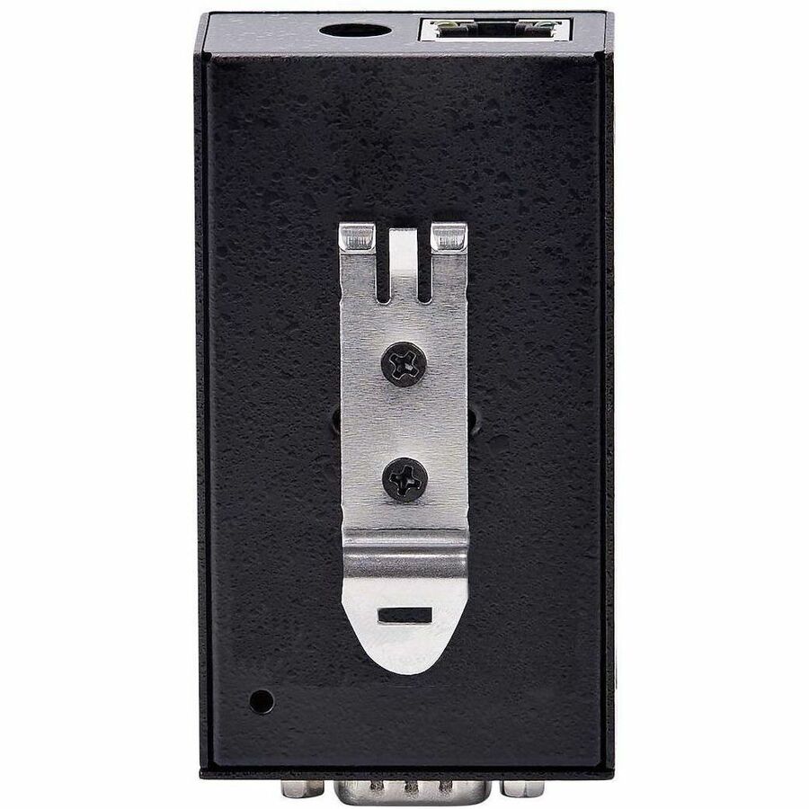 Adaptateur série vers Ethernet StarTech.com à 1 port, serveur de périphériques série alimenté par PoE 802.3af, montage mural/sur rail DIN, convertisseur LAN RJ45 vers DB9 I13P-SERIAL-ETHERNET