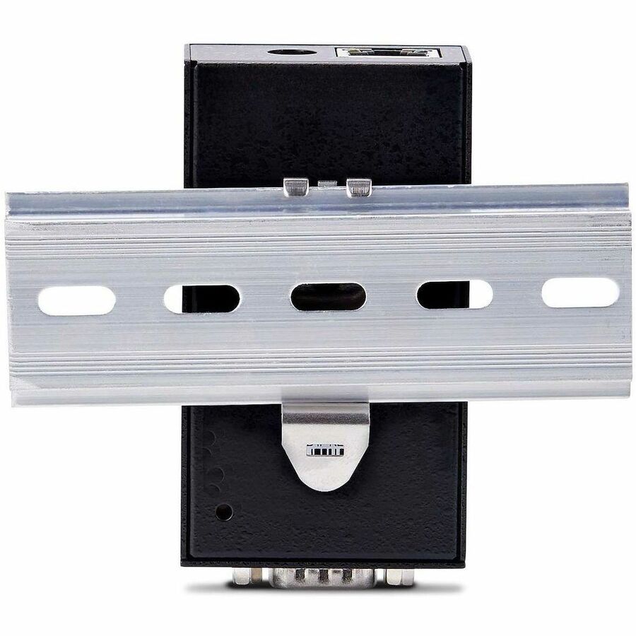 Adaptateur série vers Ethernet StarTech.com à 1 port, serveur de périphériques série alimenté par PoE 802.3af, montage mural/sur rail DIN, convertisseur LAN RJ45 vers DB9 I13P-SERIAL-ETHERNET