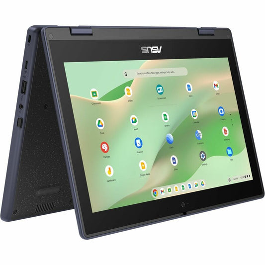 Asus Chromebook Flip CR11 CR1102FGA-YZ84T-S Chromebook 2 en 1 convertible robuste à écran tactile 11,6" - HD - Intel N100 - 8 Go - Mémoire flash 64 Go - Gris minéral CR1102FGA-YZ84T-S
