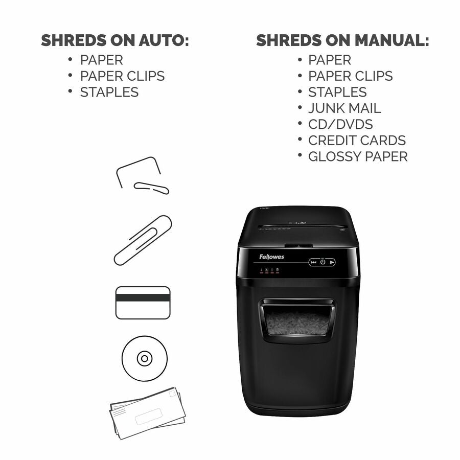 Destructeur de papier mains libres Fellowes AutoMax™ 150C 4680001