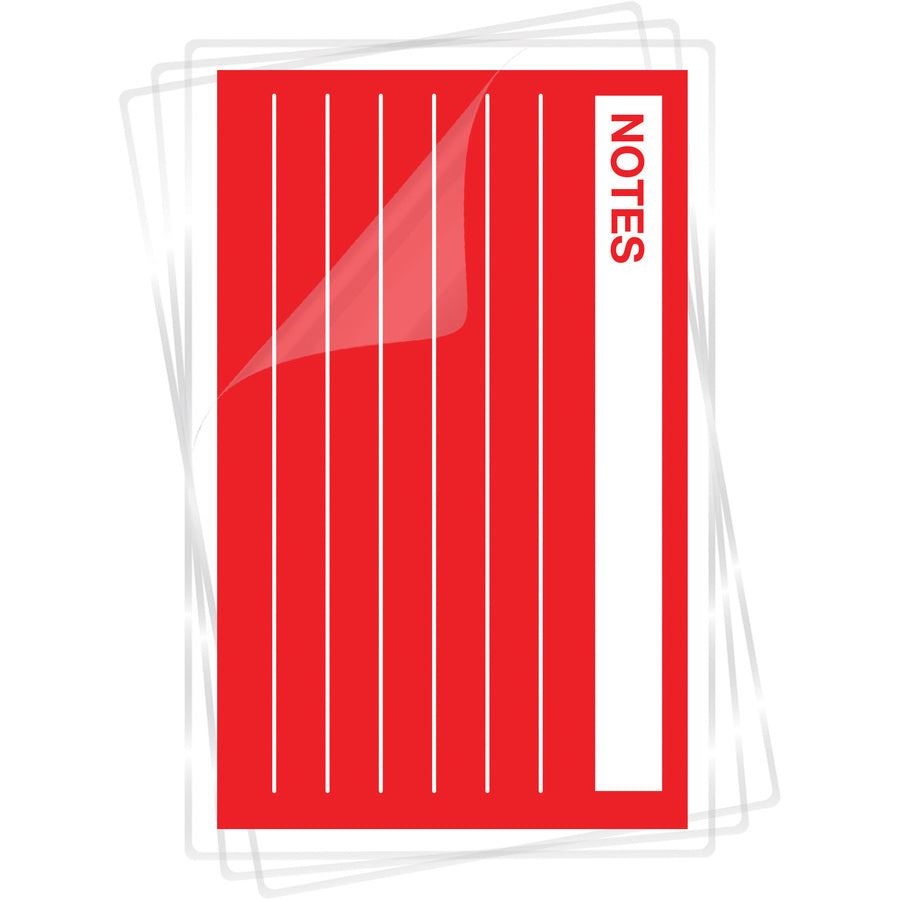 Pochettes brillantes Fellowes - Fiches, 5 mil, paquet de 25 52008