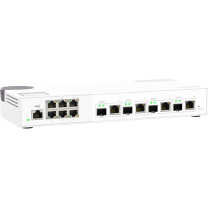 Switch QNAP 10GbE et 2,5GbE Layer 2 géré par le Web pour le déploiement de réseaux SMB QSW-M2106-4C-US