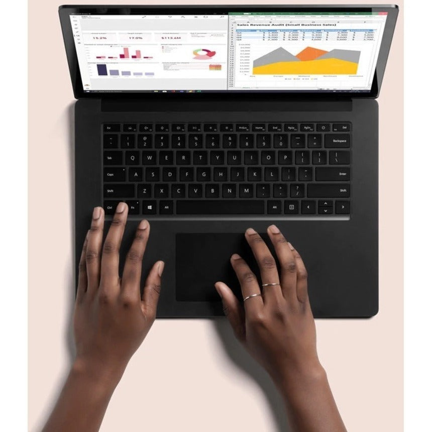 Ordinateur portable Microsoft Surface Laptop 4 15" à écran tactile - AMD Ryzen 7 4980U - 8 Go - SSD 512 Go - Noir mat 5W6-00024