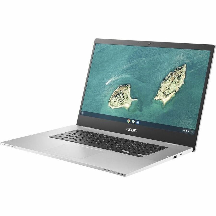 Asus Chromebook CX1500 CX1500CKA-DH02-CB Chromebook 15,6" - HD - Intel Celeron N5100 - 4 Go - Mémoire Flash 64 Go - Clavier Français, Anglais - Argent Transparent CX1500CKA-DH02-CB