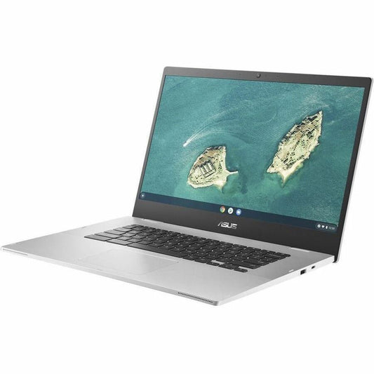Asus Chromebook CX1500 CX1500CKA-DH02-CB Chromebook 15,6" - HD - Intel Celeron N5100 - 4 Go - Mémoire Flash 64 Go - Clavier Français, Anglais - Argent Transparent CX1500CKA-DH02-CB