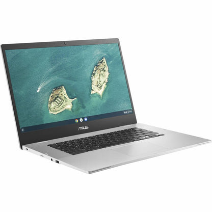 Asus Chromebook CX1500 CX1500CKA-DH02-CB Chromebook 15,6" - HD - Intel Celeron N5100 - 4 Go - Mémoire Flash 64 Go - Clavier Français, Anglais - Argent Transparent CX1500CKA-DH02-CB