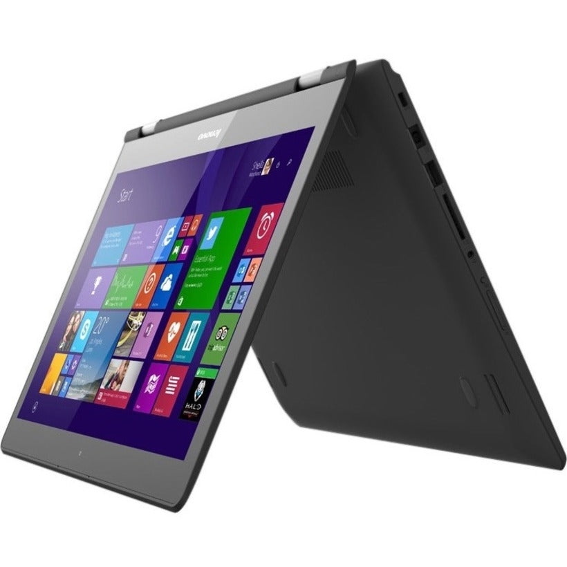 Ordinateur portable 2 en 1 Lenovo Flex 3-1120 80LX0028CF 11,6" à écran tactile - Intel Pentium N3540 - 4 Go - Disque dur 500 Go - Clavier anglais (États-Unis), français - Noir 80LX0028CF