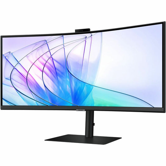 Moniteur LCD incurvé Samsung ViewFinity S6 S34C654VAN 34" avec webcam UW-QHD - 21:9 - Noir LS34C654VANXGO