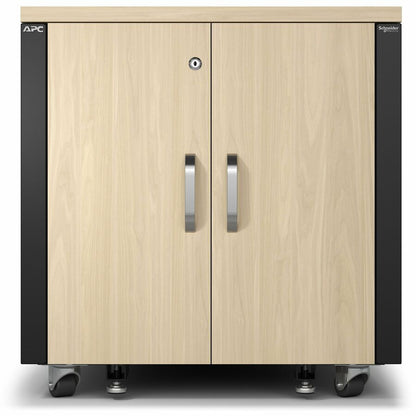 APC by Schneider Electric NetShelter Soundproof, 12U, Server Rack Enclosure, Maple AR4012A