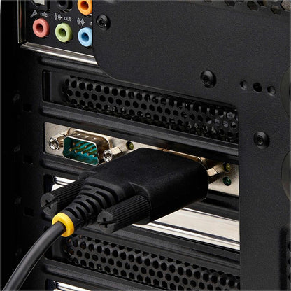 StarTech.com Carte PCIe série 2 ports, carte double port RS232/RS422/RS485, UART 16C1050, protection ESD, Windows/Linux, conforme TAA 2S232422485-PC-CARD