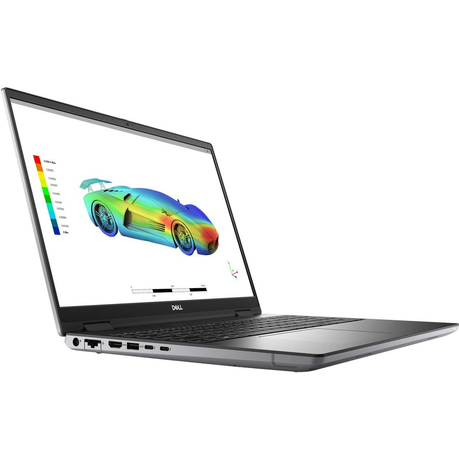 Station de travail mobile Dell Precision 7000 7670 16" - Full HD Plus - Intel Core i7 12e génération i7-12850HX - Technologie vPro - 16 Go - SSD 512 Go - Clavier anglais (États-Unis) - Aluminium Titan Gray 8862H