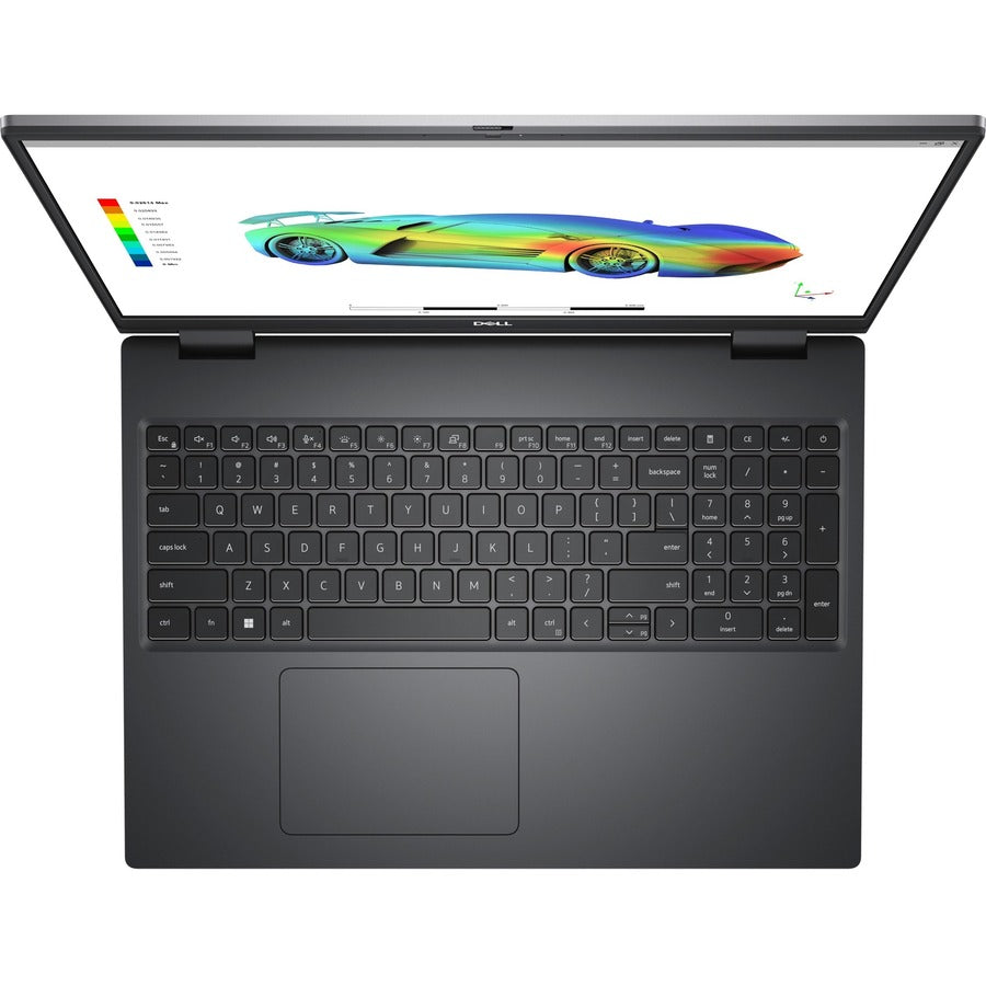 Station de travail mobile Dell Precision 7000 7670 16" - Full HD Plus - Intel Core i7 12e génération i7-12850HX - Technologie vPro - 16 Go - SSD 512 Go - Clavier anglais (États-Unis) - Aluminium Titan Gray 8862H