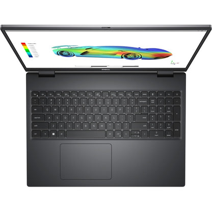 Station de travail mobile Dell Precision 7000 7670 16" - Full HD Plus - Intel Core i7 12e génération i7-12850HX - Technologie vPro - 16 Go - SSD 512 Go - Clavier anglais (États-Unis) - Aluminium Titan Gray 8862H