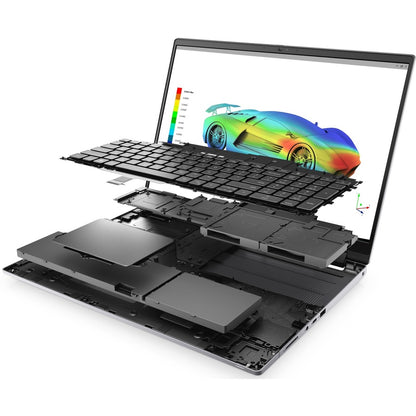 Station de travail mobile Dell Precision 7000 7670 16" - Full HD Plus - Intel Core i7 12e génération i7-12850HX - Technologie vPro - 16 Go - SSD 512 Go - Clavier anglais (États-Unis) - Aluminium Titan Gray 8862H