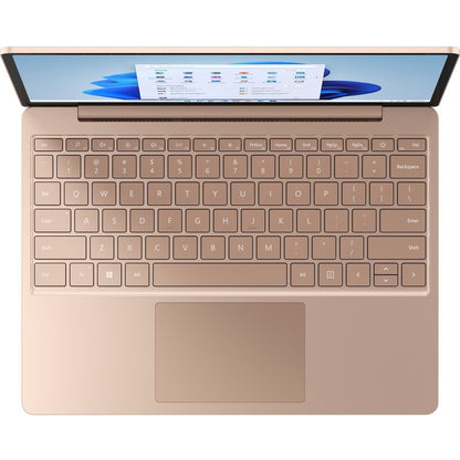 Ordinateur portable tactile Microsoft Surface Laptop Go 2 12,4" - Intel Core i5 11e génération i5-1135G7 - 8 Go - SSD 128 Go - Clavier français, anglais - Sandstone 8QC-00049