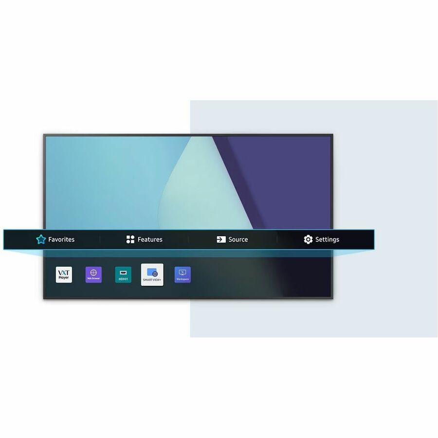 Écran d'affichage Samsung Crystal UHD QHC LH55QHCEBGCXGO