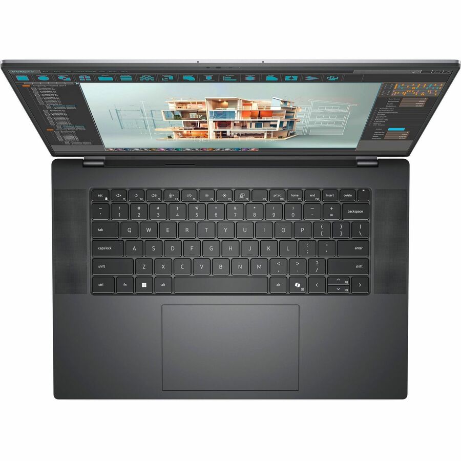 Station de travail mobile à écran tactile Dell Precision 5000 5690 16" - UHD+ - Intel Core Ultra 7 165H - Technologie vPro - Plateforme Intel Evo - 32 Go - SSD 512 Go - Clavier anglais (États-Unis) - Gris Titan anodisé JRPXV