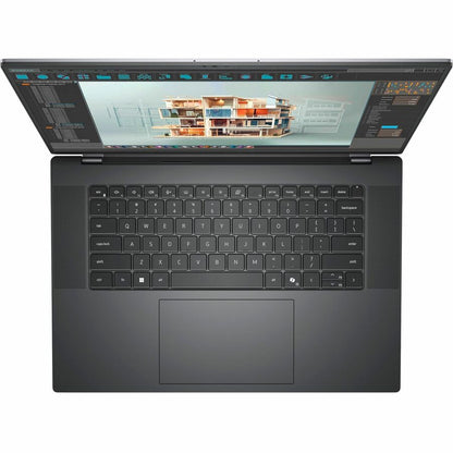Station de travail mobile à écran tactile Dell Precision 5000 5690 16" - UHD+ - Intel Core Ultra 7 165H - Technologie vPro - Plateforme Intel Evo - 32 Go - SSD 512 Go - Clavier anglais (États-Unis) - Gris Titan anodisé JRPXV